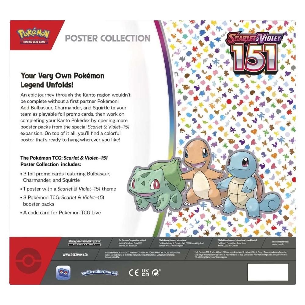 Pokémon SV3.5 151 Poster Collection