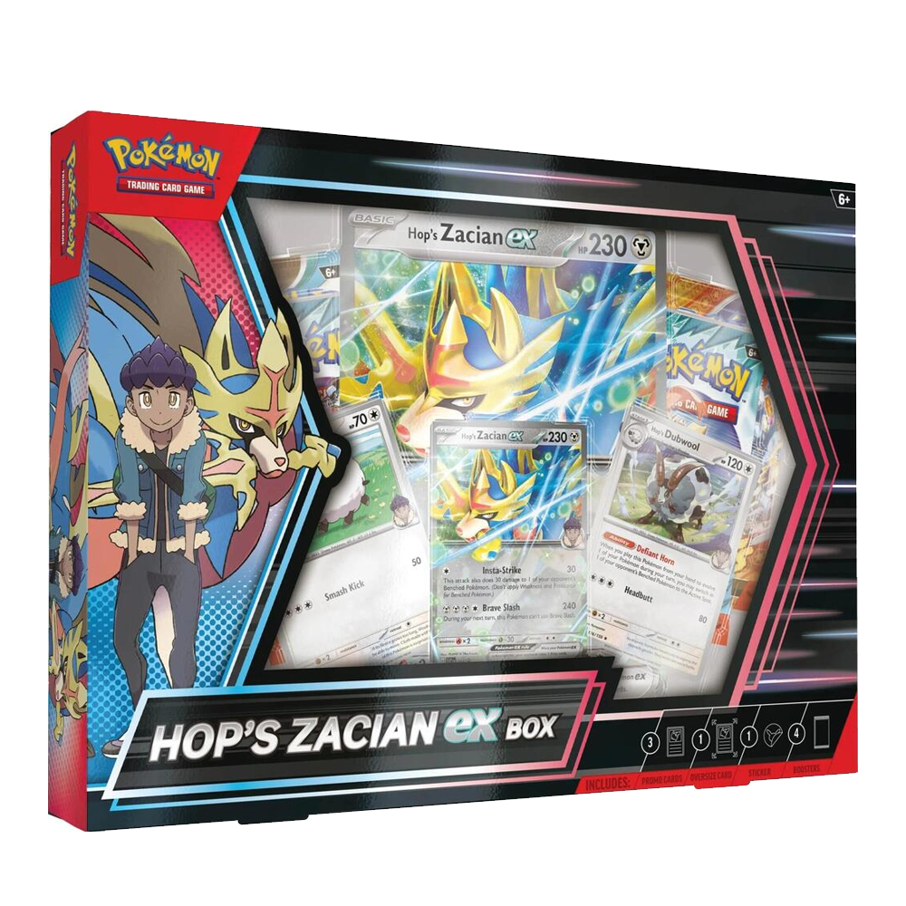 Pokémon Hop's Zacian ex Box