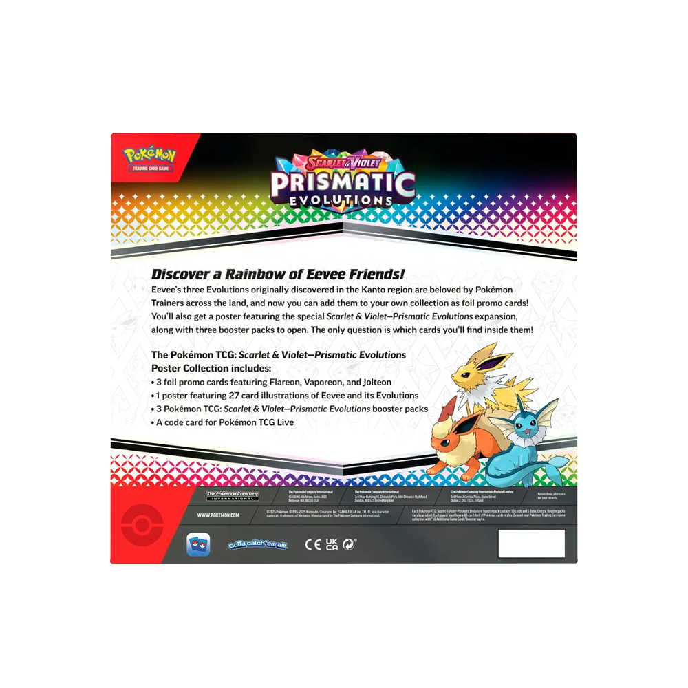 Pokémon SV08.5 Prismatic Evolution Poster Collection