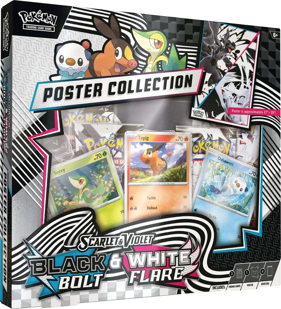 Pokémon SV10.5 Black Bolt / White Flare Poster Collection