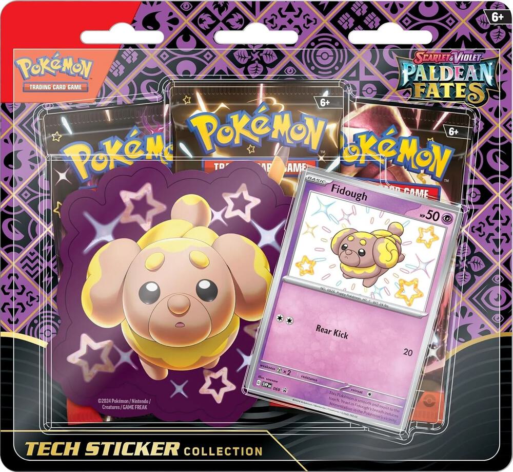 Pokémon SV4.5 Paldean Fates Tech Sticker Collection