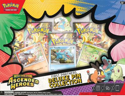 Pokémon ME: Ascended Heroes First Partners Deluxe Pin Collection