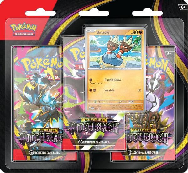 Pokémon ME05 Pitch Black 3 Pack Blister