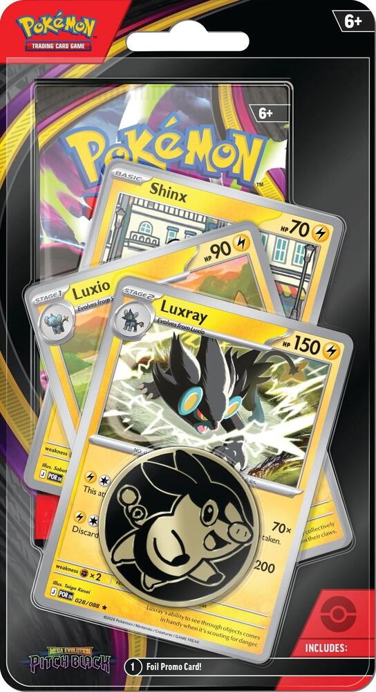 Pokémon ME05 Pitch Black Premium Checklane Blister - Luxray
