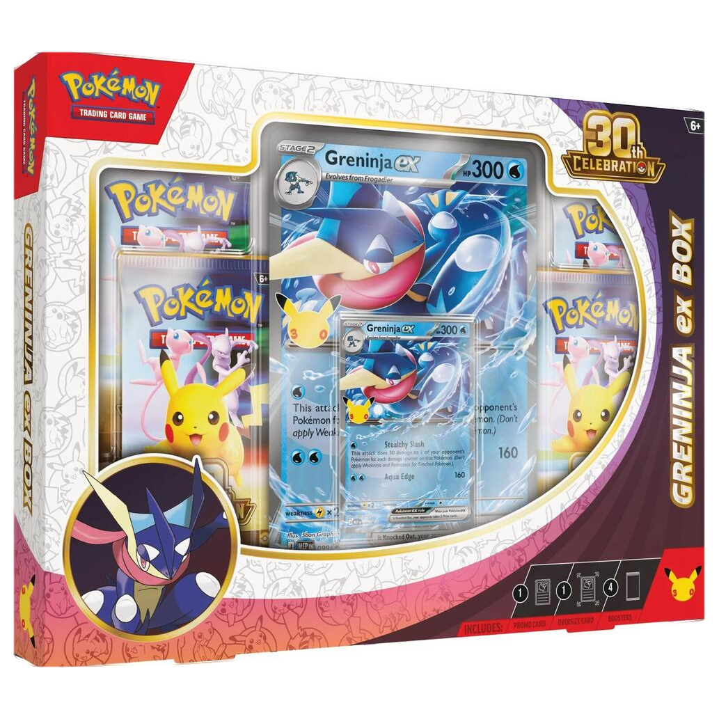 Pokémon 30th Celebration Greninja ex Box