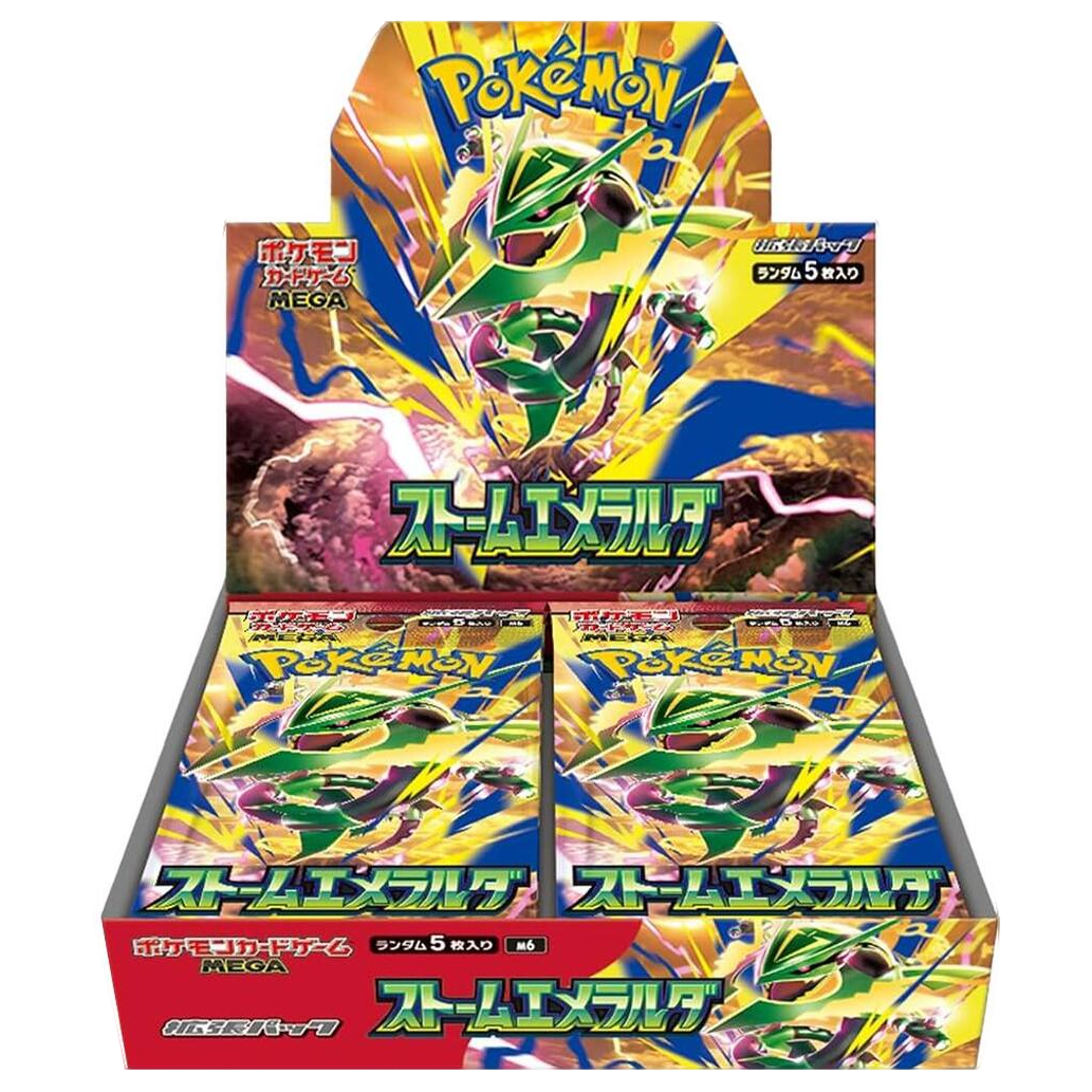 Pokémon Japanese Storm Emeralda M6 Booster Box