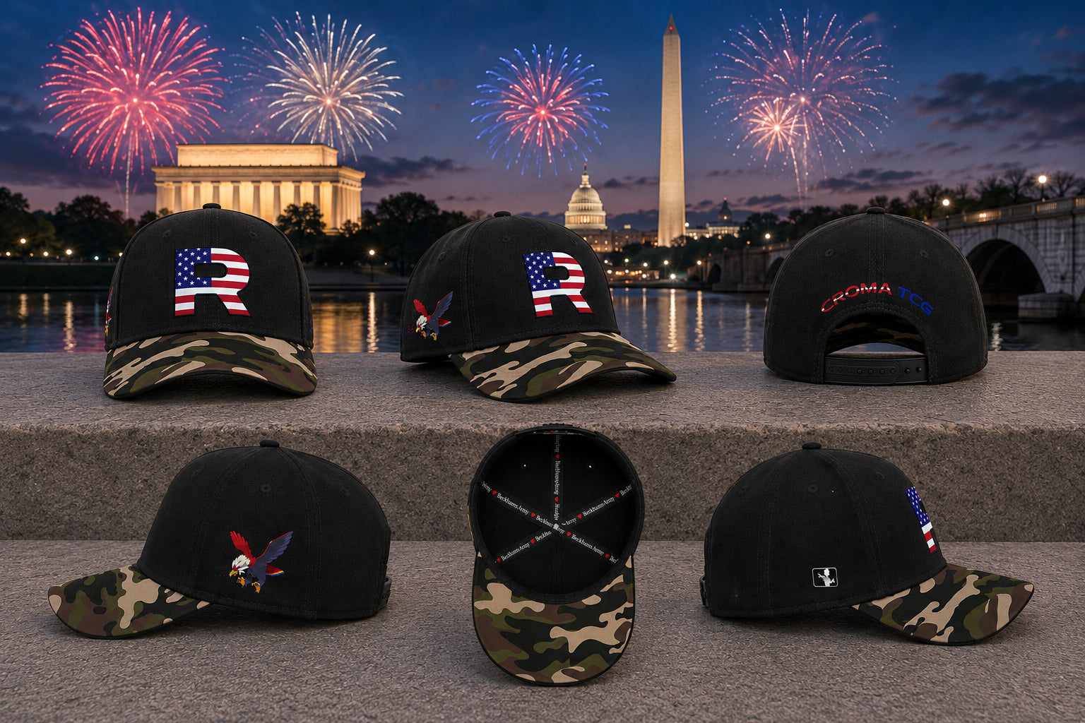 Villain Vibes Snap Back Hat - America