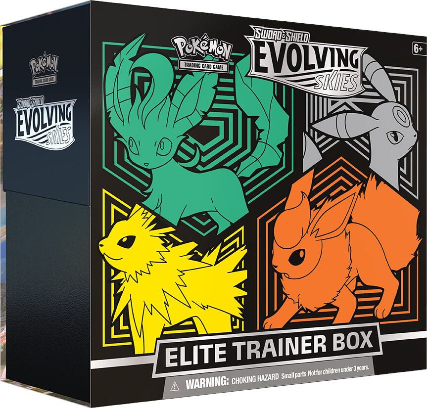 Pokémon SWSH07 Evolving Skies Elite Trainer Box