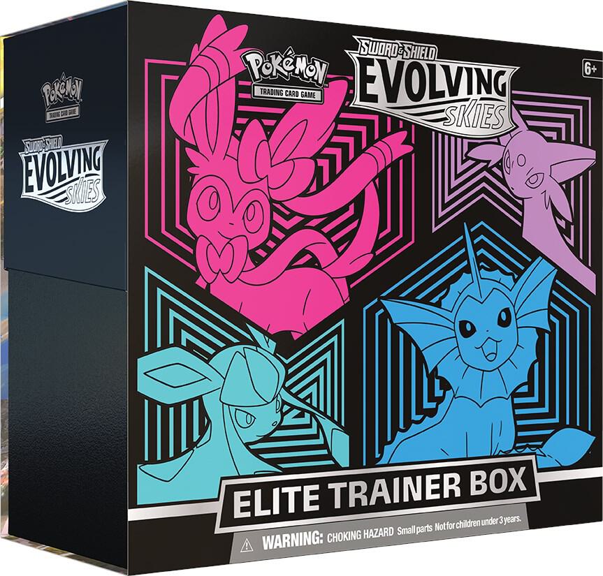 Pokémon SWSH07 Evolving Skies Elite Trainer Box