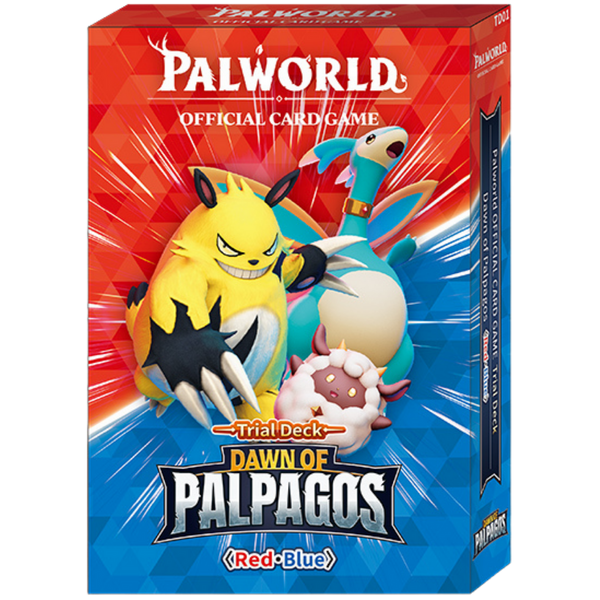 Palworld TCG Dawn of Palpagos Trial Deck — Red · Blue