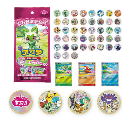 Pokémon Gem Pack Badge Set  (Chinese)