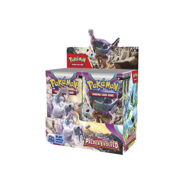 Pokémon SV02 Paldea Evolved Booster Box Display