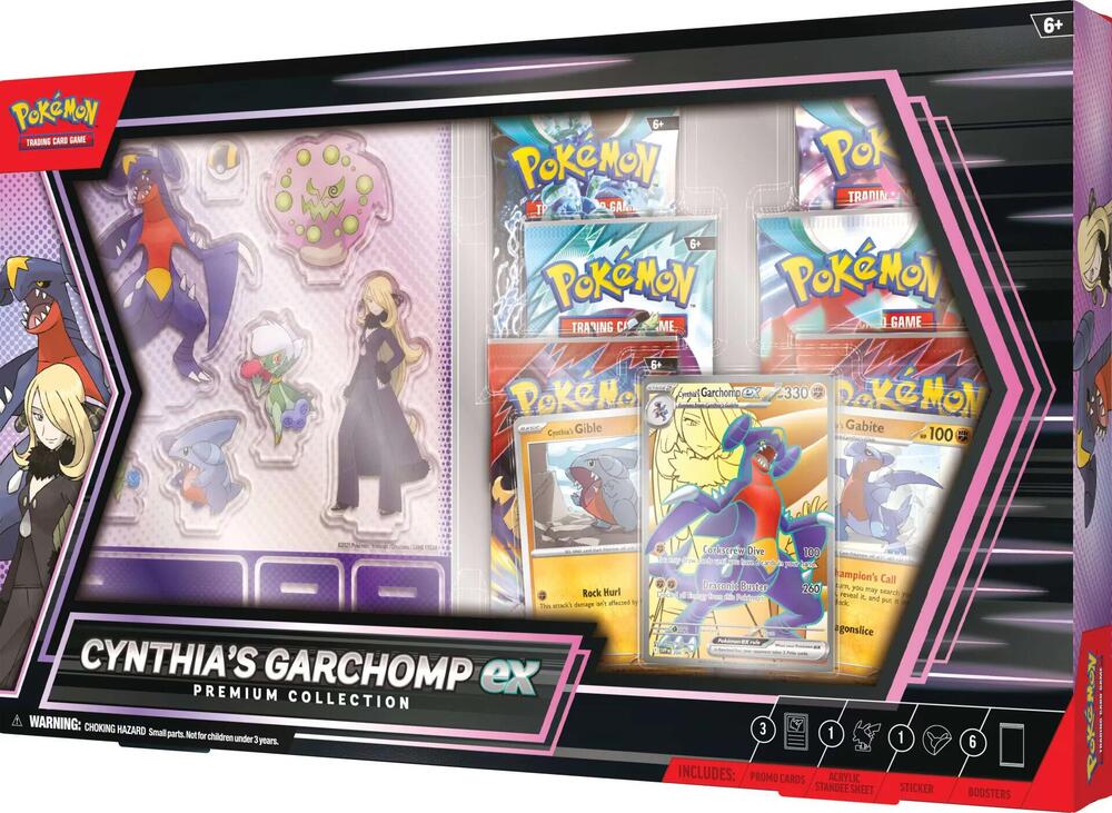 Pokémon Cynthia’s Garchomp EX Premium Collection Box