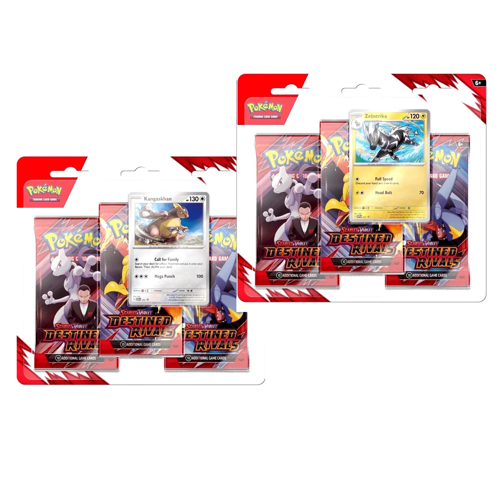 Pokémon SV10 Destined Rivals 3 Pack Blister