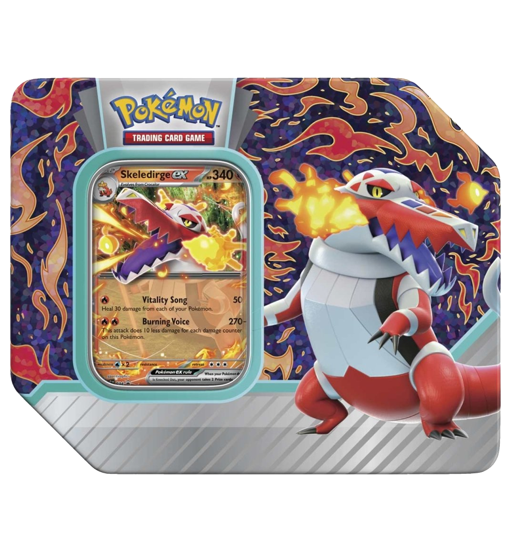 Pokémon Paldea Partners Tin (Skeledirge ex)