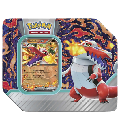 Pokémon Paldea Partners Tin (Skeledirge ex)