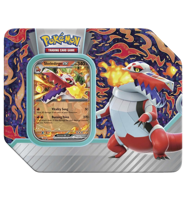 Pokémon Paldea Partners Tin (Skeledirge ex)