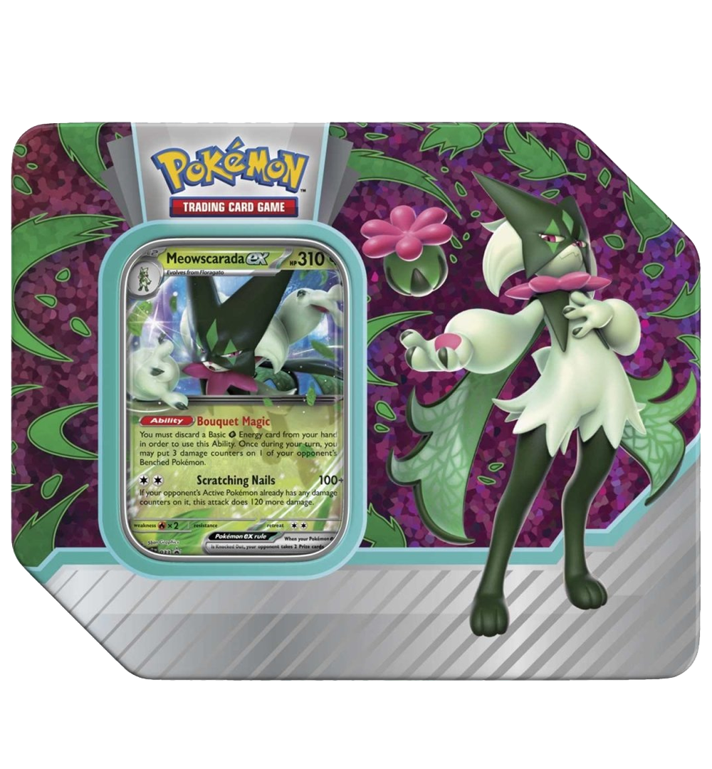 Pokémon Paldea Partners Tin (Meowscarada ex)