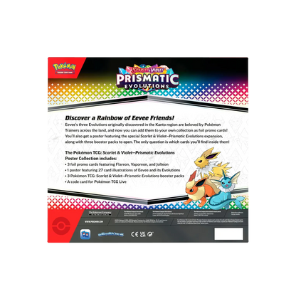 Pokémon SV08.5 Prismatic Evolution Poster Collection