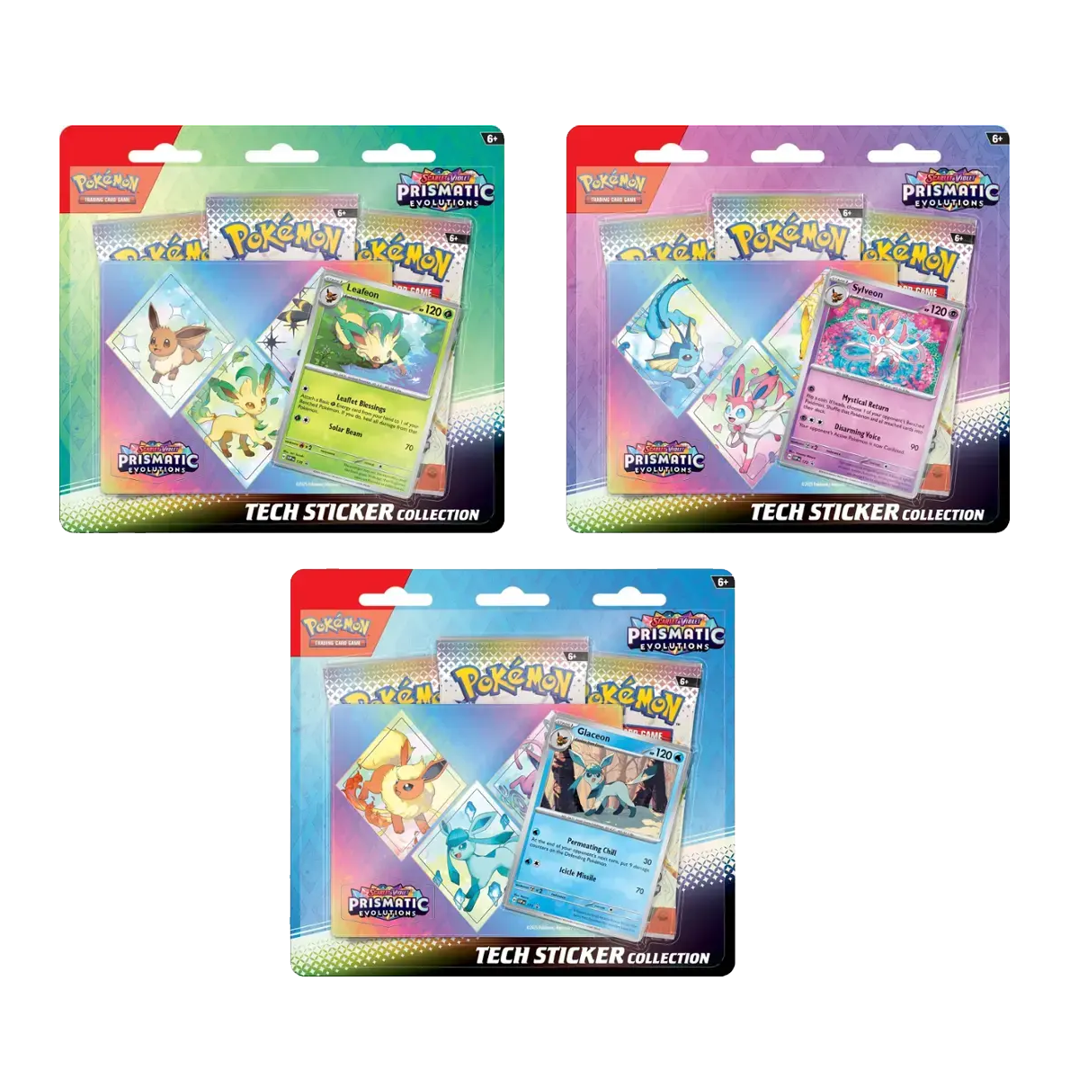 Pokémon SV08.5 Prismatic Evolution Tech Sticker Collection