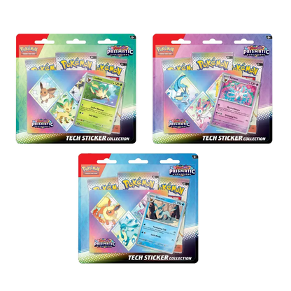 Pokémon SV08.5 Prismatic Evolution Tech Sticker Collection