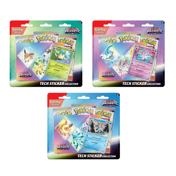 Pokémon SV08.5 Prismatic Evolutions Tech Sticker Collection