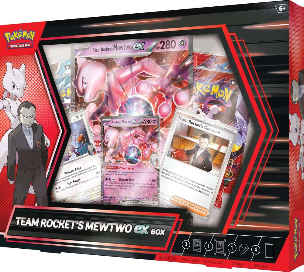 Pokemon Rocekt's Mewtwo ex Box