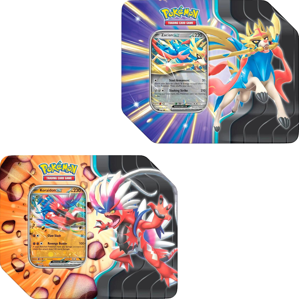 Pokémon Slashing Legends Tin