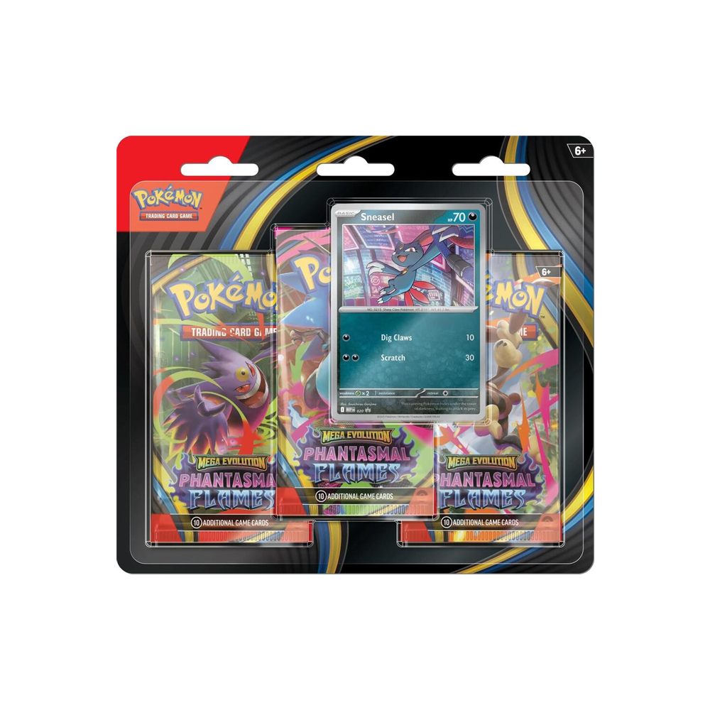 Pokémon ME02 Phantasmal Flames 3 Pack Blister