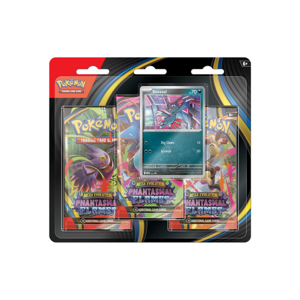 Pokémon ME02 Phantasmal Flames 3 Pack Blister