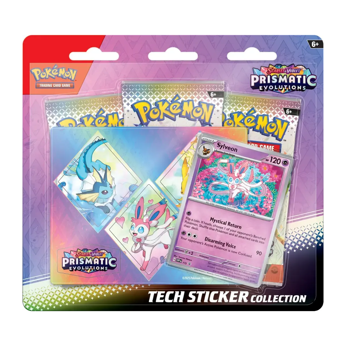 Pokémon SV08.5 Prismatic Evolution Tech Sticker Collection