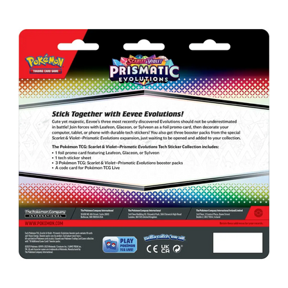 Pokémon SV08.5 Prismatic Evolution Tech Sticker Collection
