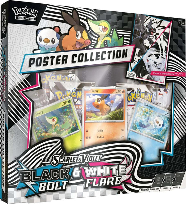 Pokémon SV10.5 Black Bolt / White Flare Poster Collection