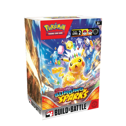Pokémon SV08 Surging Sparks Build & Battles