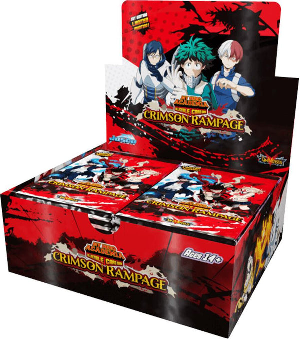 UniVersus: My Hero Academia Crimson Rampage Booster Box (1st Edition)