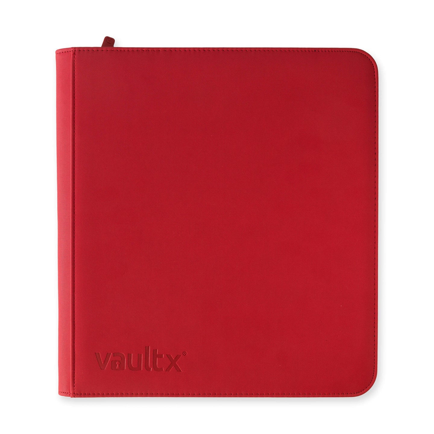Vault X 12-Pocket Exo-Tec Zip Binder - Fire Red