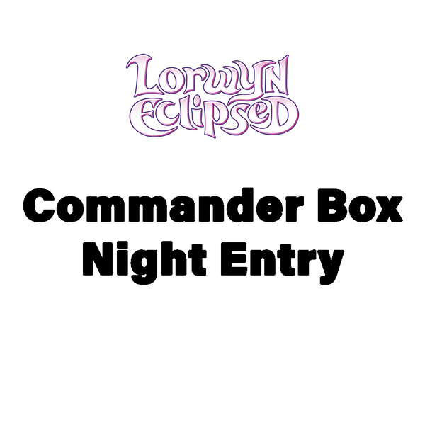 Lorwyn Eclipsed Commander Box League Entry(In Store Event)