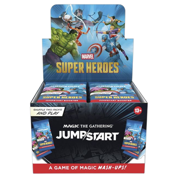Magic: The Gathering Marvel Super Heroes Jumpstart Booster Display