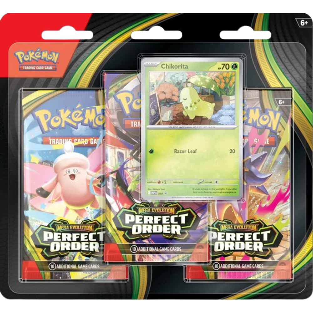 Pokémon ME03 Perfect Order 3 Pack Blister [Chikorita]