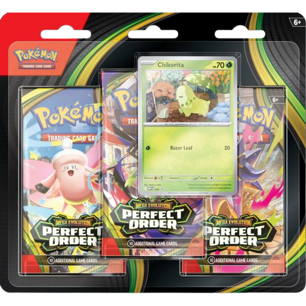 Pokémon ME03 Perfect Order 3 Pack Blister [Chikorita]
