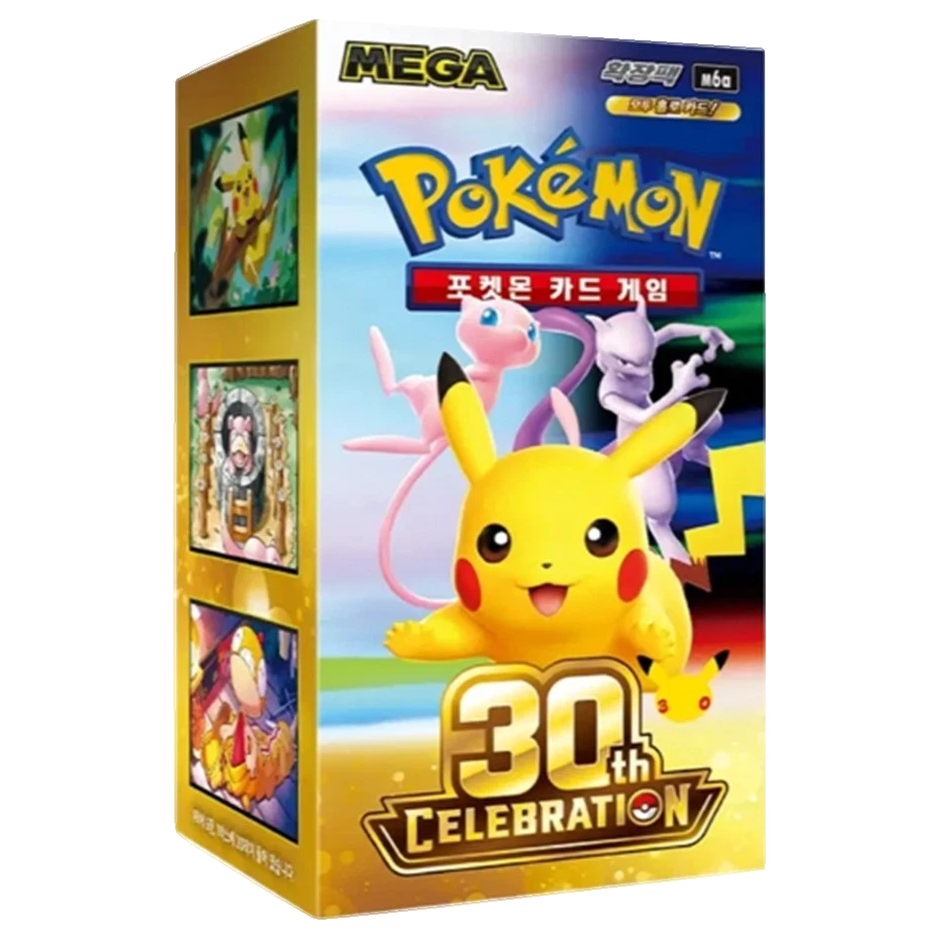 Pokémon Korean 30th Celebration M6a sealed booster box