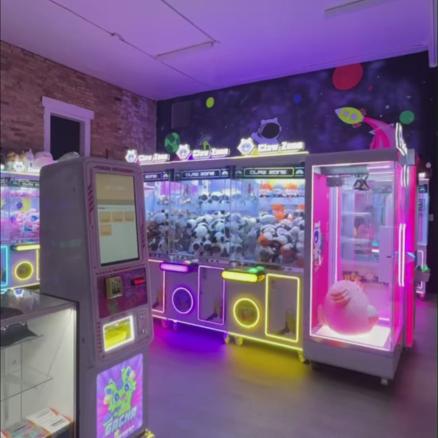 Croma TCG Salt Lake City store — claw machines and card displays