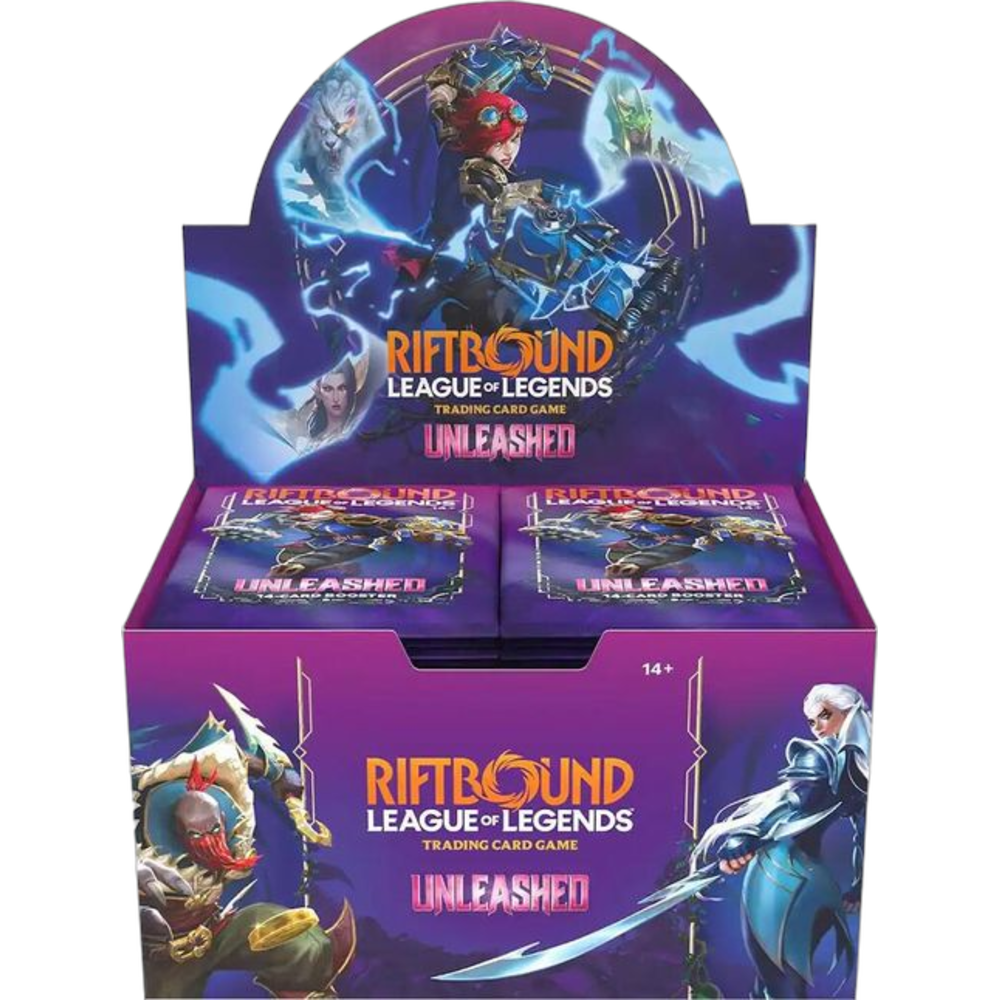 Riftbound Unleashed Booster Display